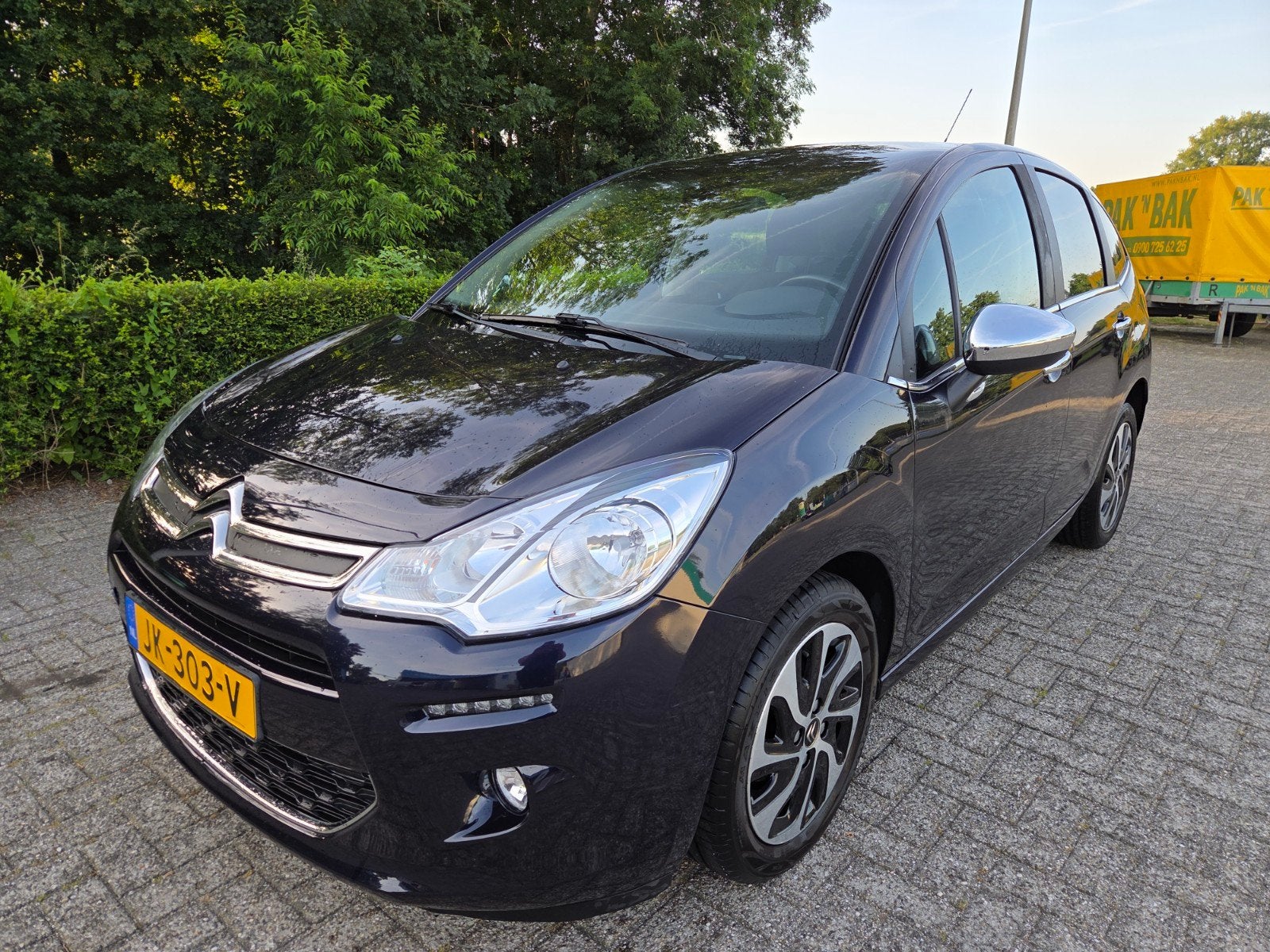 Citroën C3 1.2 Automaat Exclusive S&S 82pk ETG 2016 Blauw, Auto's, Stof, 40 €/maand, 1199 cc, Blauw