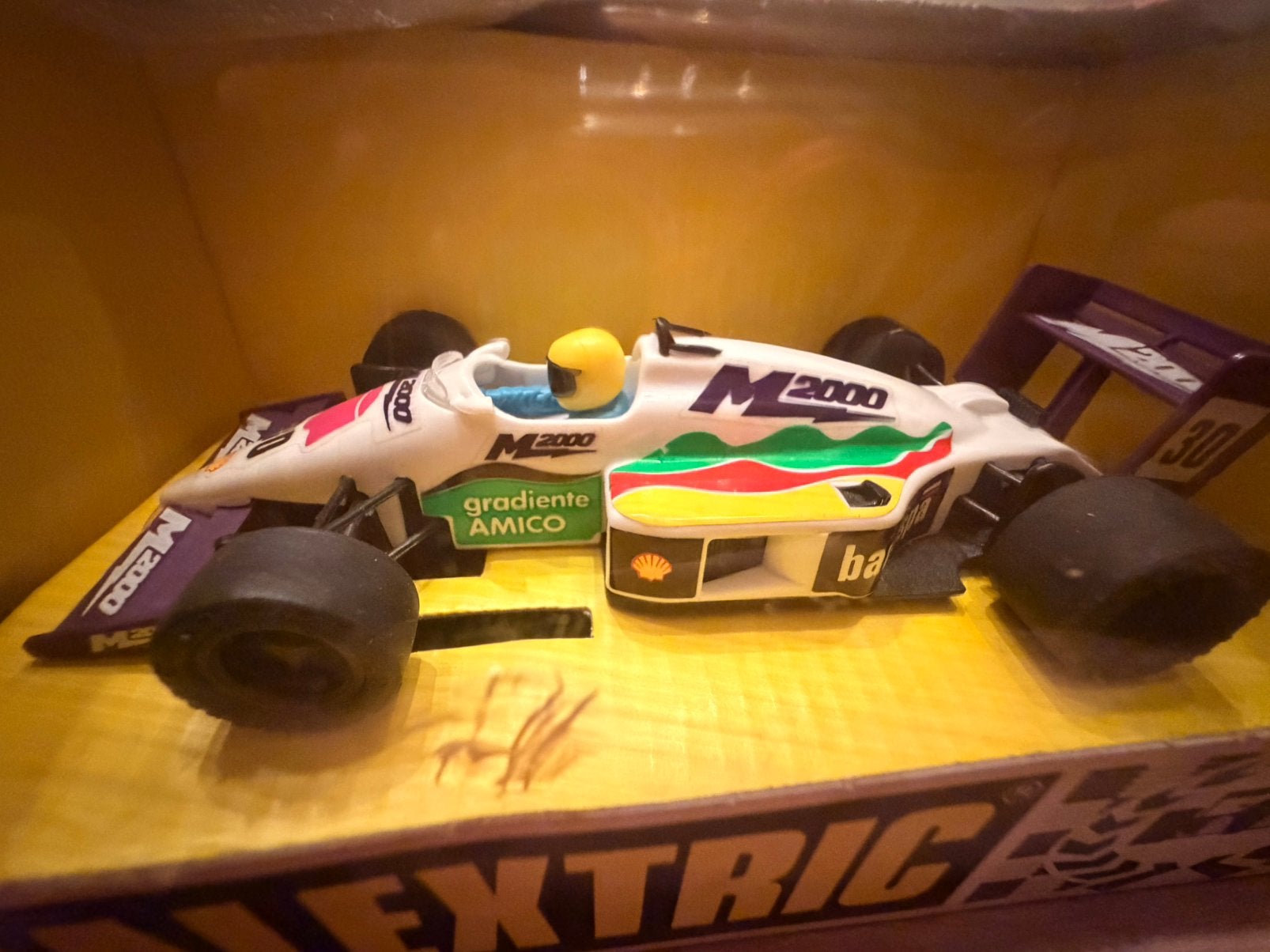 Scalextric F3000 M-2000 C. Fittipaldi zeldzame slotrace auto, Kinderen en Baby's, Speelgoed | Racebanen, Ophalen of Verzenden