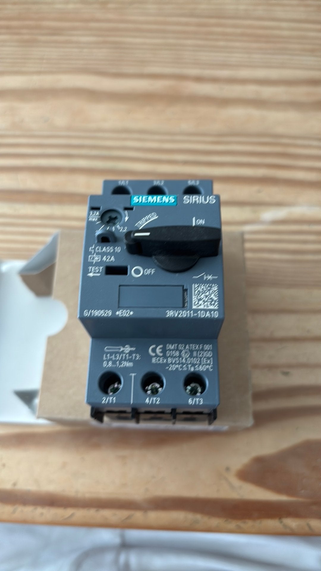 Vermogensschakelaar Siemens SIRIUS 3RV2011-1DA10, Ophalen of Verzenden, Nieuw