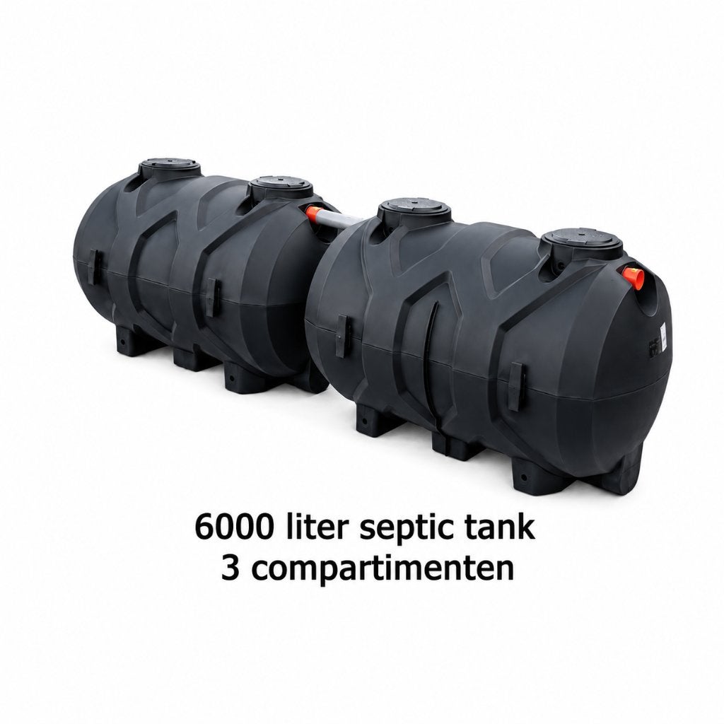septic tank 6000 liter.met 3 compartimenten., N.v.t., Nieuw, Ophalen of Verzenden, Rototec.