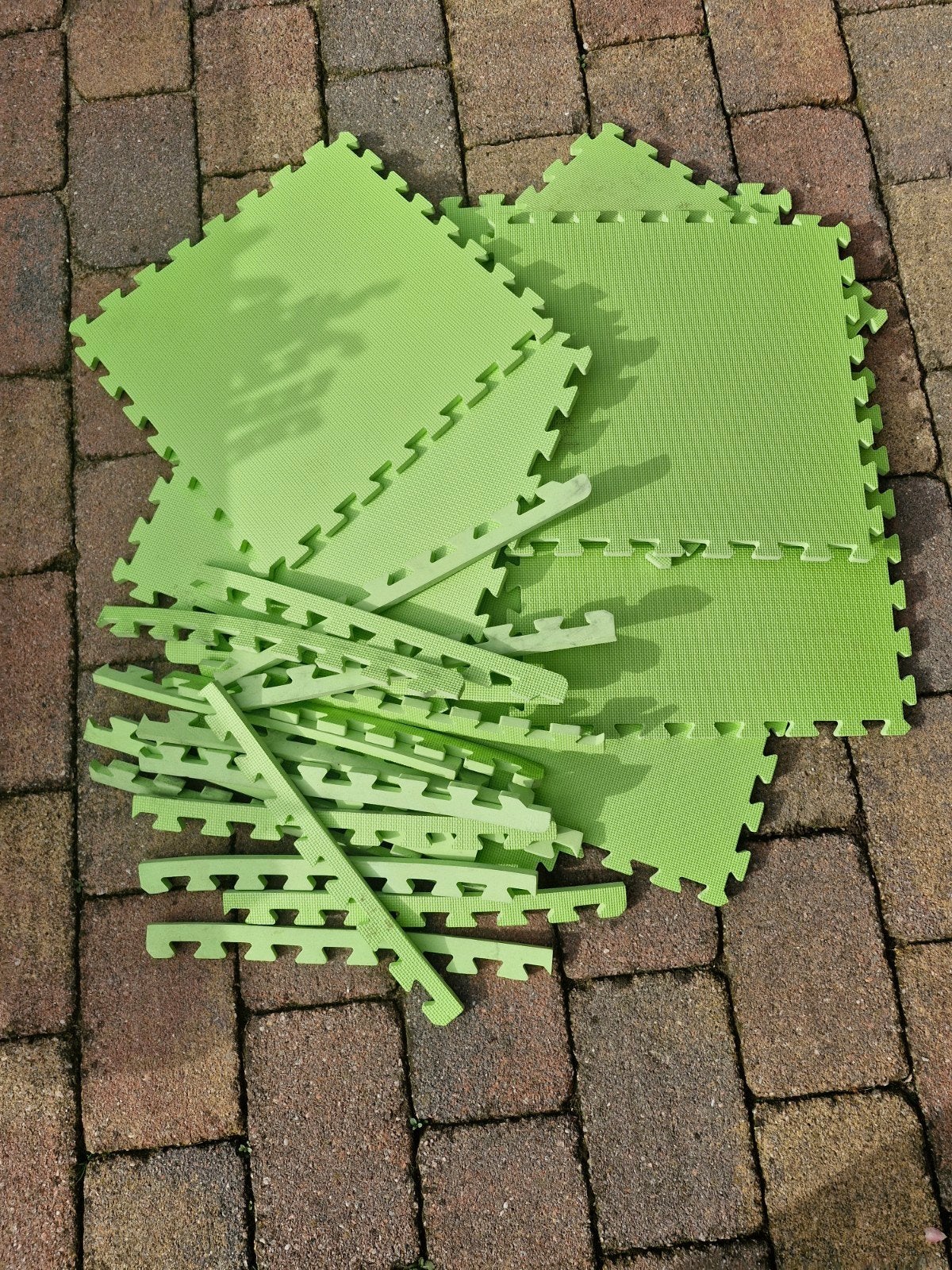 Speelmat puzzeltegels 9 stuks, Kinderen en Baby's, Ophalen, Gebruikt