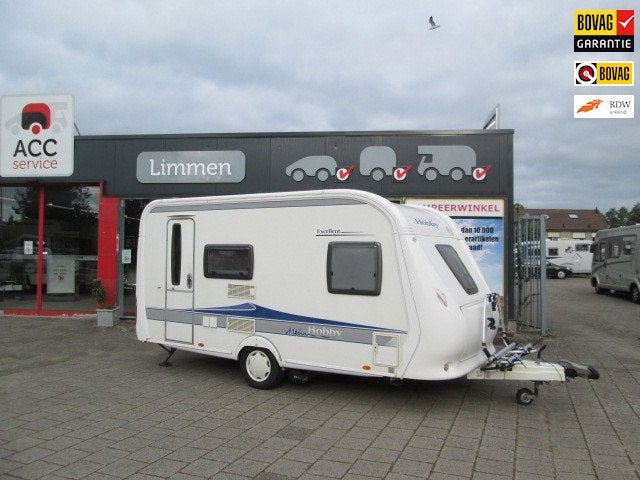 Hobby Excelent 410 SFE, Caravans en Kamperen, Hobby, Schokbreker, Bedrijf, Treinzit