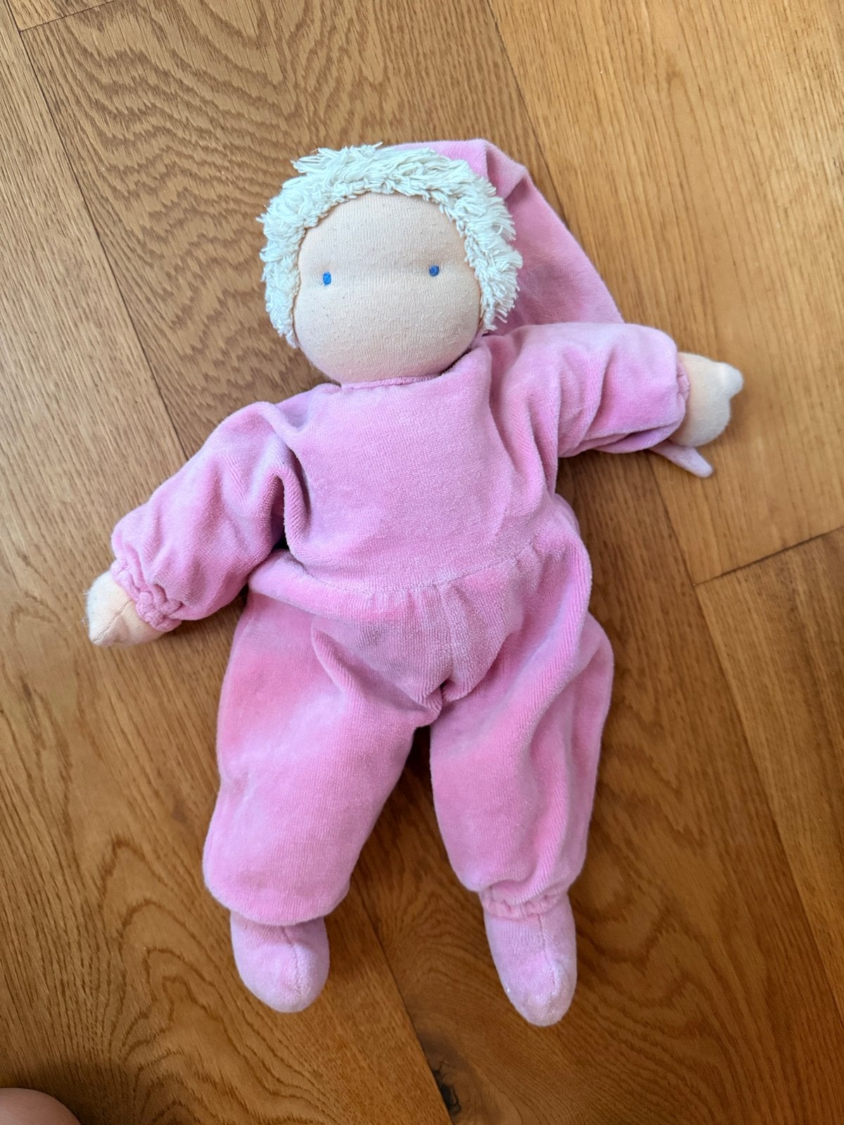 Antroposofische pop 30cm, Kinderen en Baby's, Ophalen of Verzenden, Gebruikt, Babypop