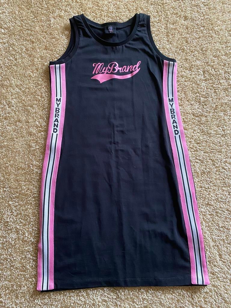 My brand jurk zwart/roze mt. 14 (164 /176), Kinderen en Baby's, Ophalen of Verzenden, Zo goed als nieuw, Meisje, Jurk of Rok