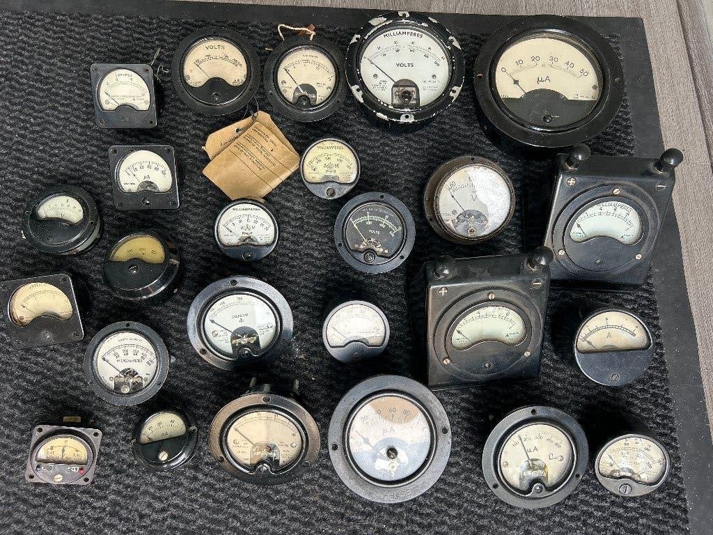 Collectie antieke meters, Ophalen of Verzenden