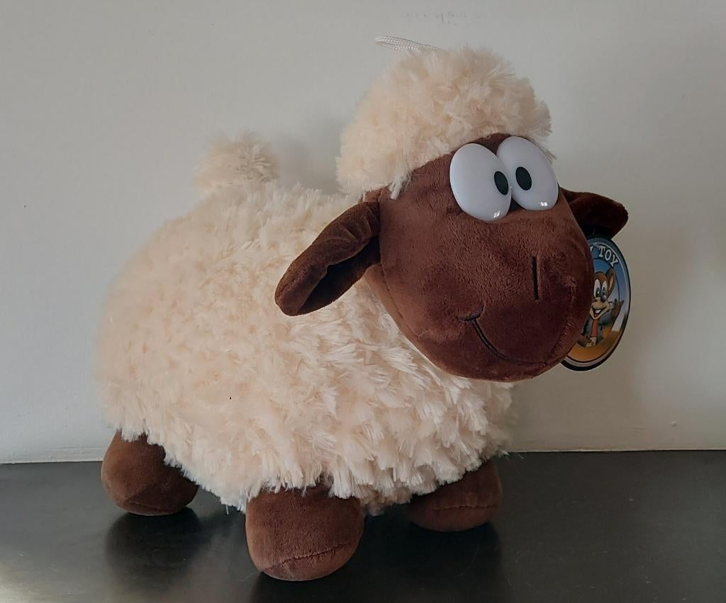 Knuffel schaap Nicky Toy Holland, Ophalen of Verzenden, Nieuw, Overige typen