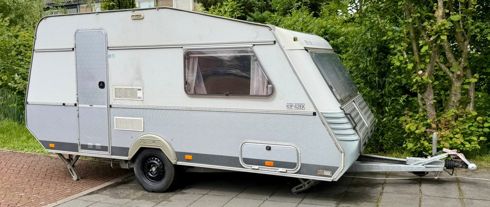 Kip Grey Line 42EK caravan incl inboedel, Kachel, Rondzit, Kip, Tot en met 2