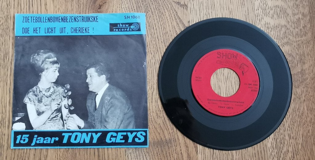 Single Tony Geys - Zoetebollenbomenbezenstruikske, Ophalen of Verzenden, Gebruikt, Overige formaten, Levenslied of Smartlap
