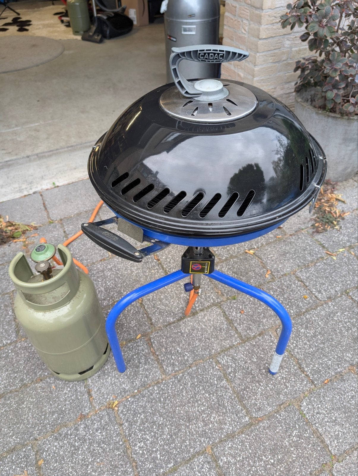 Cadac Skottelbraai met gasfles - Klaar voor gebruik!, Tuin en Terras, Gasbarbecues, Ophalen, Gebruikt, Cadac