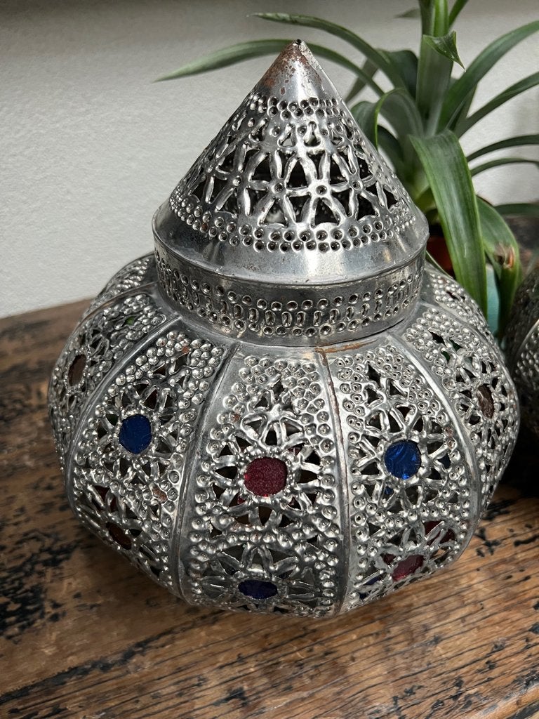 Marokkaanse kandelaar oosters arabisch, Ophalen, Verburgt Vintage, Gebruikt, Meerkleurig