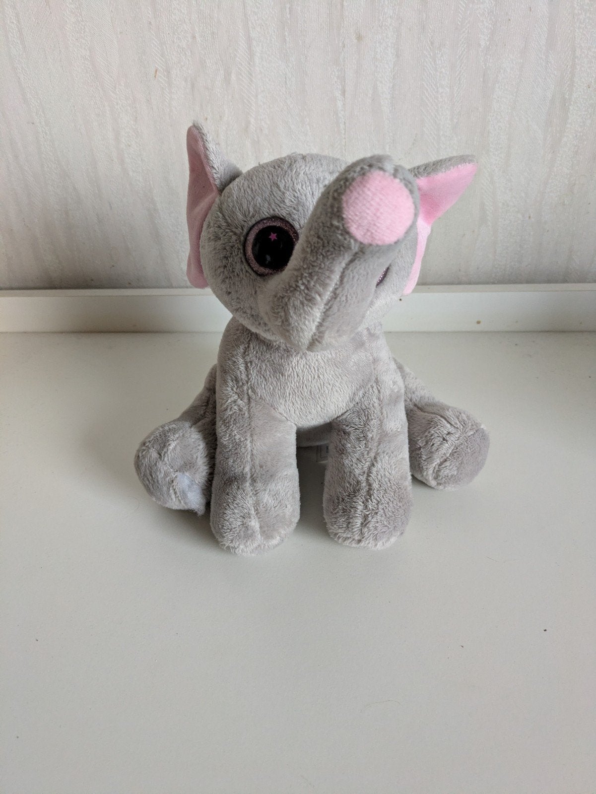 Olifant knuffel, Ophalen of Verzenden, Gebruikt, Grijs, Olifant