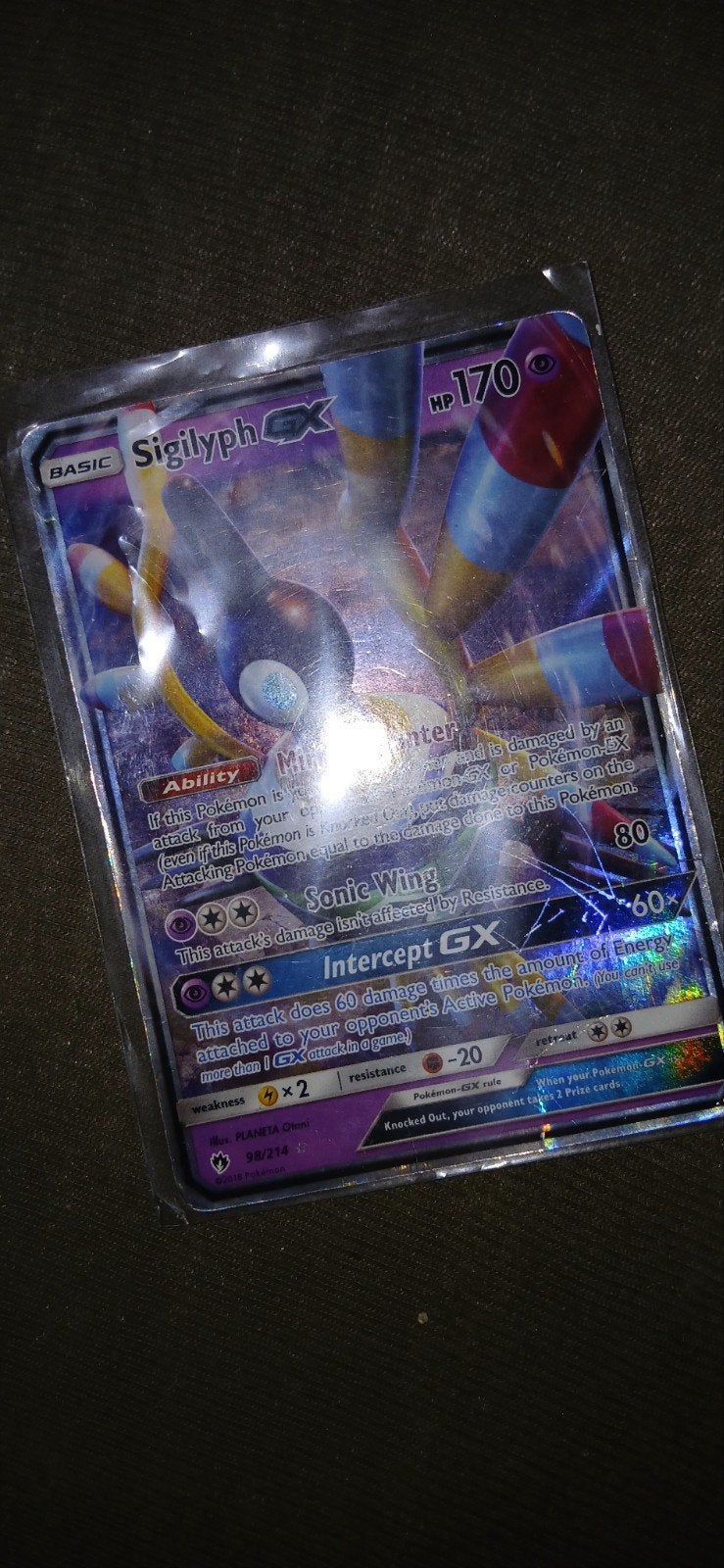 Sigilyph pokemon kaart, Ophalen of Verzenden