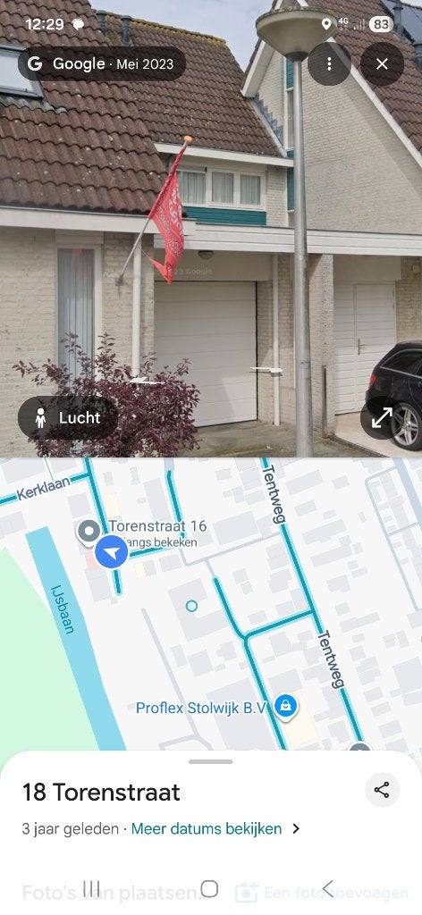 Garagedeur elektrisch, Ophalen, Gebruikt, Garagedeur, Metaal