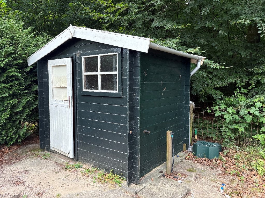 Gratis tuinhuisje, Tuin en Terras, Ophalen, 250 tot 500 cm, Schuur, 2 ramen