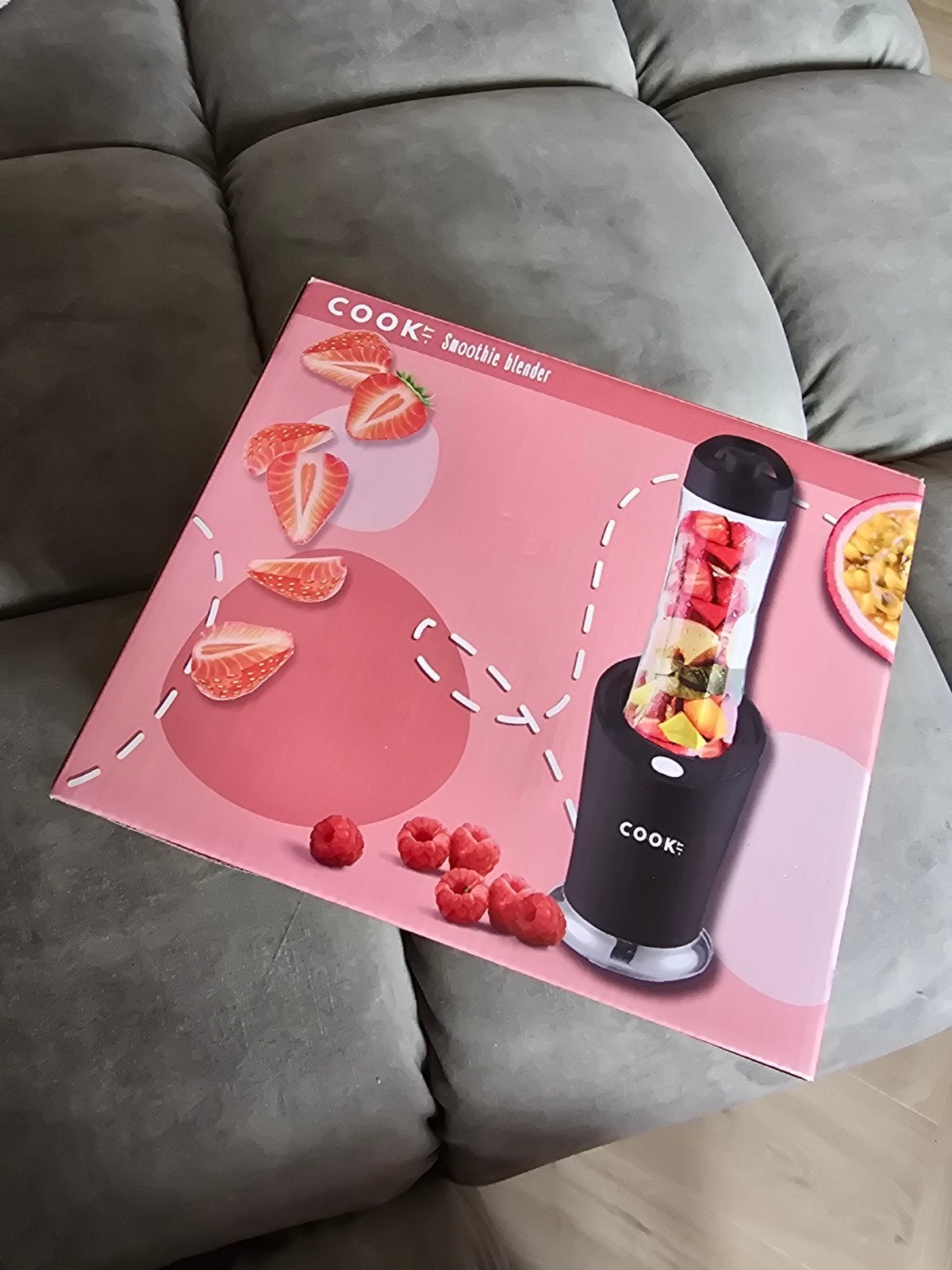 COOK Smoothie Blender met 2 To-Go Bekers - Nieuw in Doos, Ophalen of Verzenden, Nieuw, Blender to go