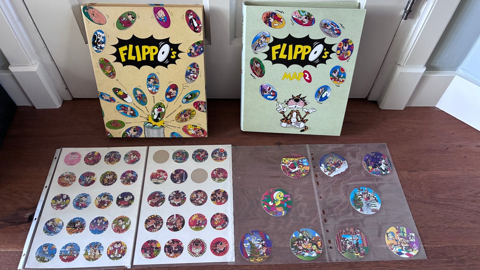 Complete Flippomap 1 en Flippomap 2 (incompleet) en extra’s, Verzamelen, Ophalen of Verzenden, Looney Tunes, Verzameling, Met verzamelmap(pen)