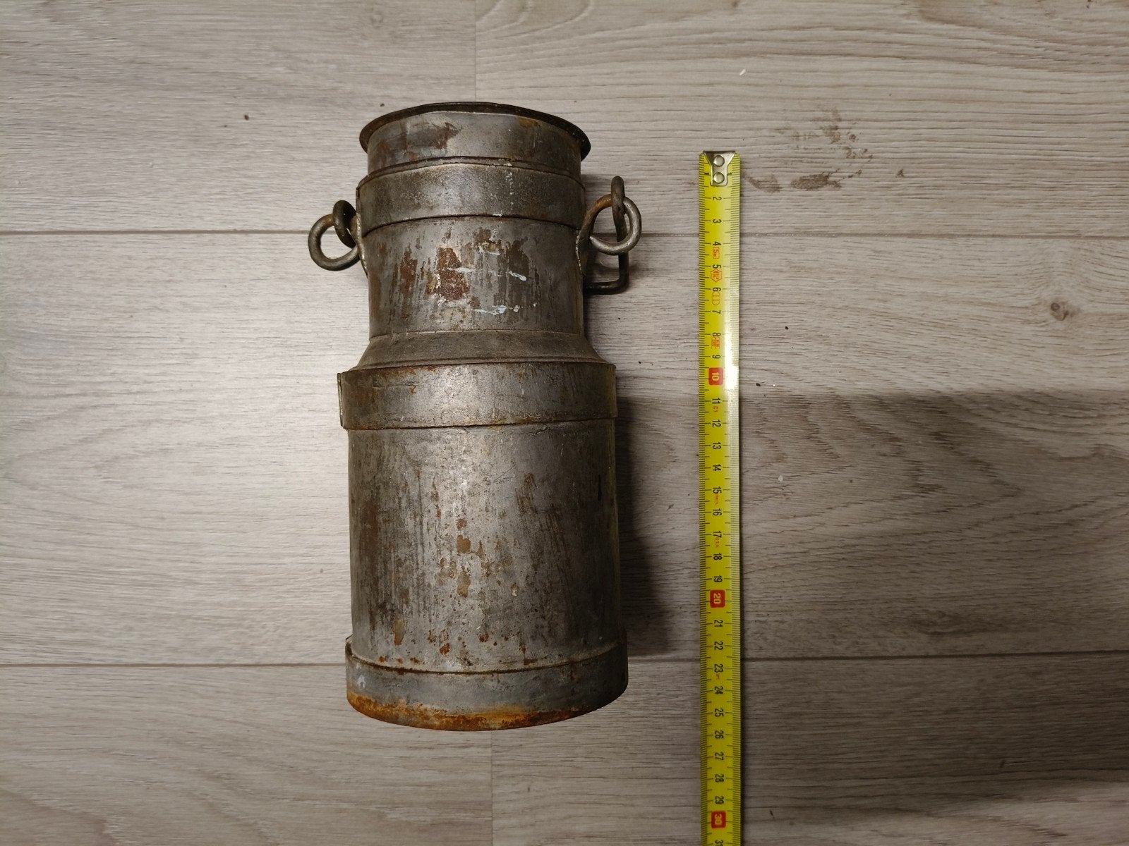 Antieke metalen melkbus - Decoratief item, Ophalen of Verzenden