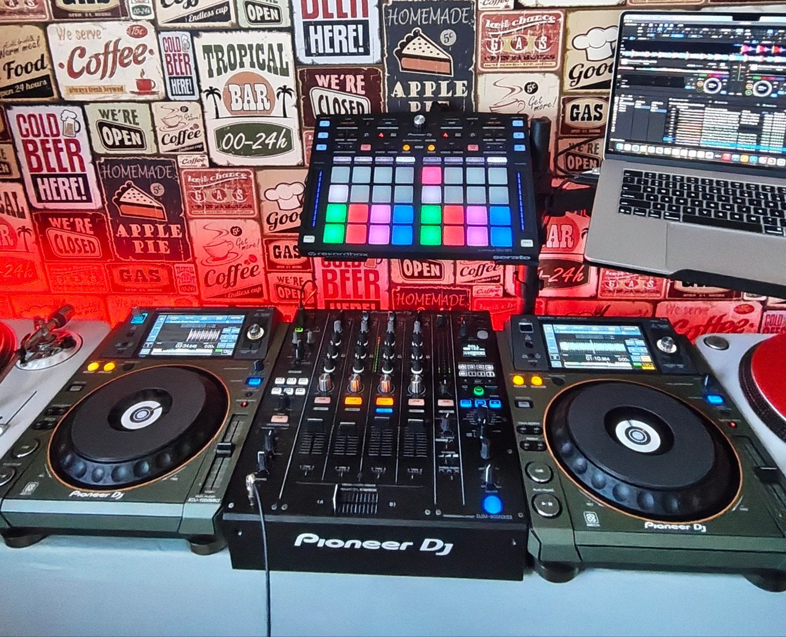 Complete Pioneer set - 2x XDJ-1000MK2 + DJM900NXS2, Ophalen, Gebruikt, Dj-set, Pioneer
