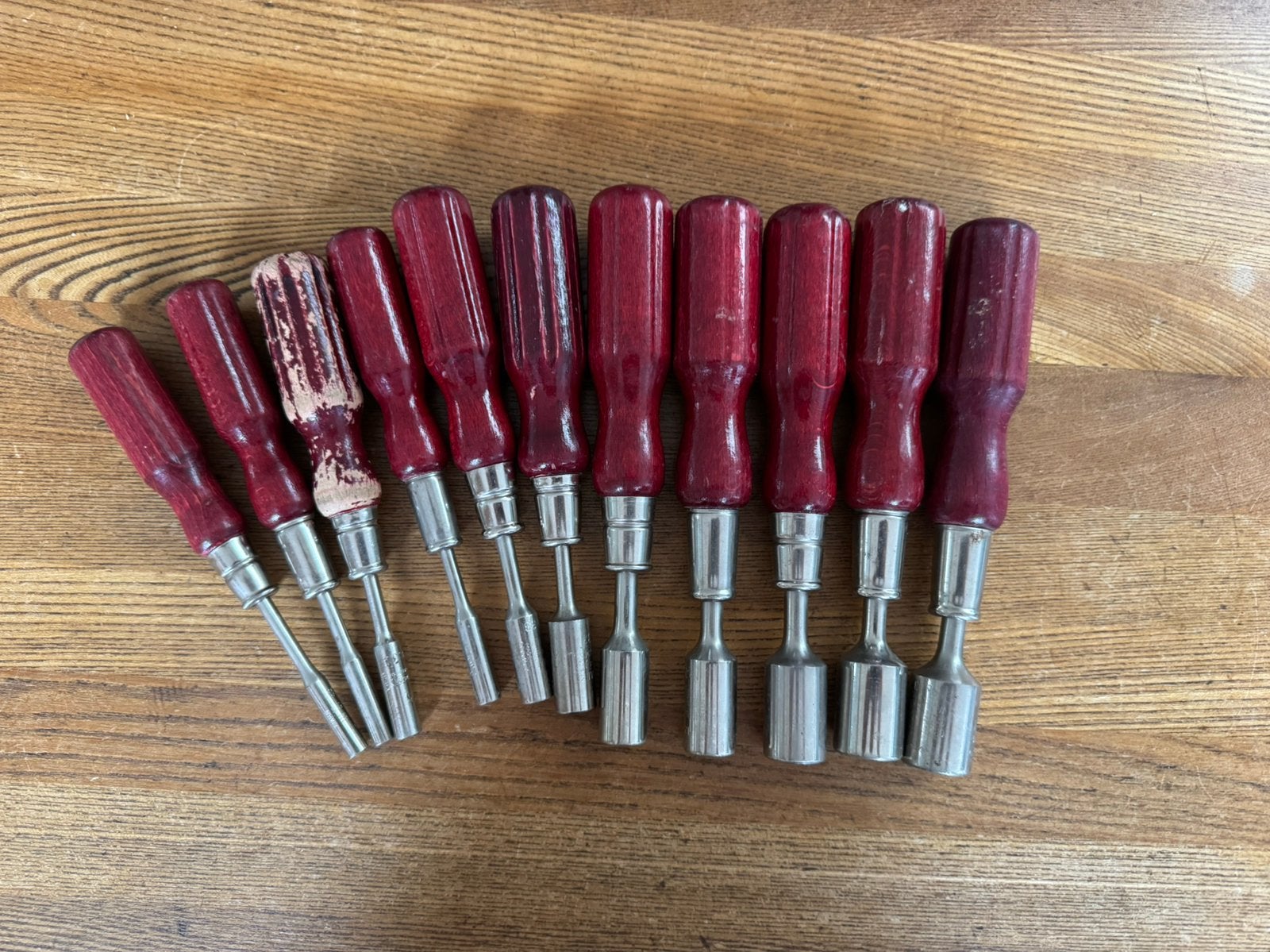 11 vintage Gedore sokschroevendraaiers INWST, Doe-het-zelf en Verbouw, Gereedschap | Handgereedschap, Ophalen of Verzenden, Zo goed als nieuw