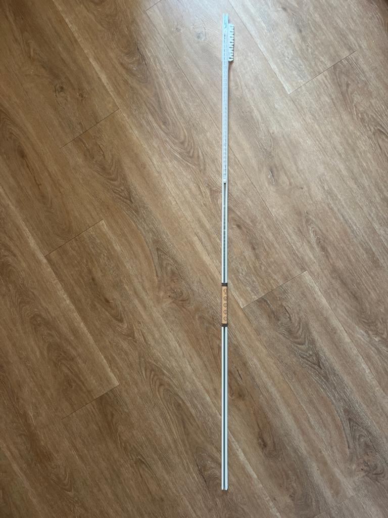 Uitschuifbare gordijnrail van Praxis (160-300 cm), Ophalen, Wit, Nieuw, 200 cm of meer