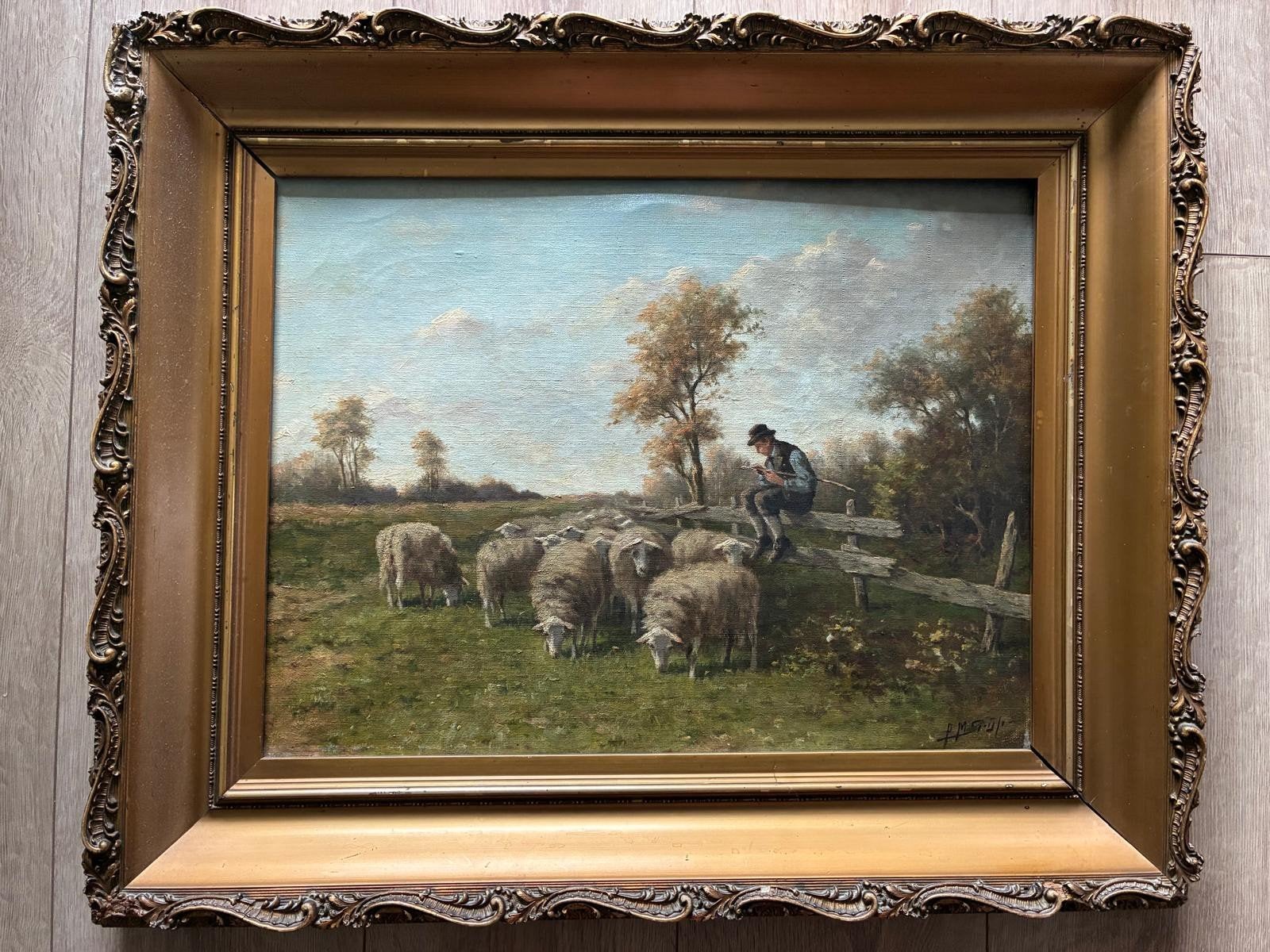 schilderij amgeijp, Ophalen of Verzenden, Schilderij