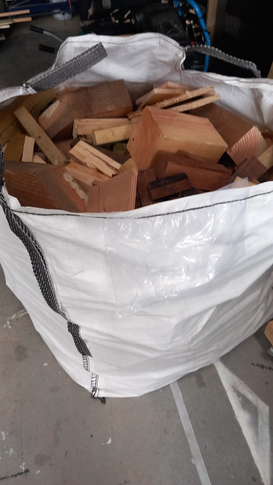 Bigbag Houtblokken - 1 kuub brandhout haardhout, Ophalen