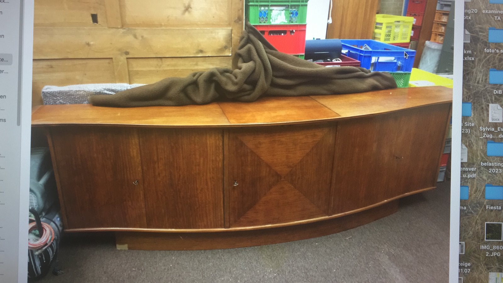 Vintage dressoir sideboard jaren 60, Huis en Inrichting, Ophalen, Zo goed als nieuw, 25 tot 50 cm