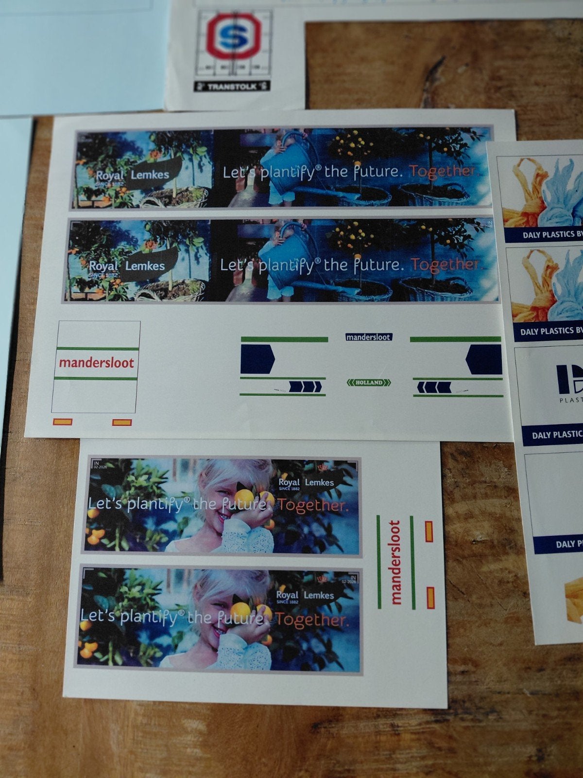 tekno/wsi waterslide decals, Ophalen of Verzenden