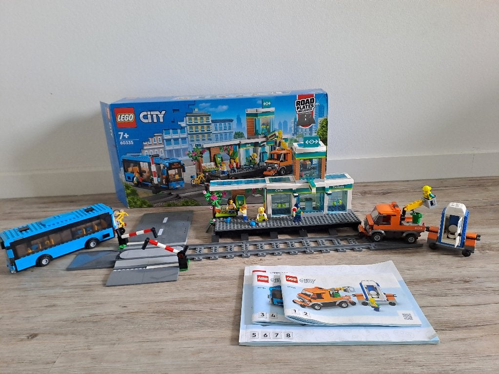 Lego City 60335 Treinstation, Ophalen, Compleet, City, Lego