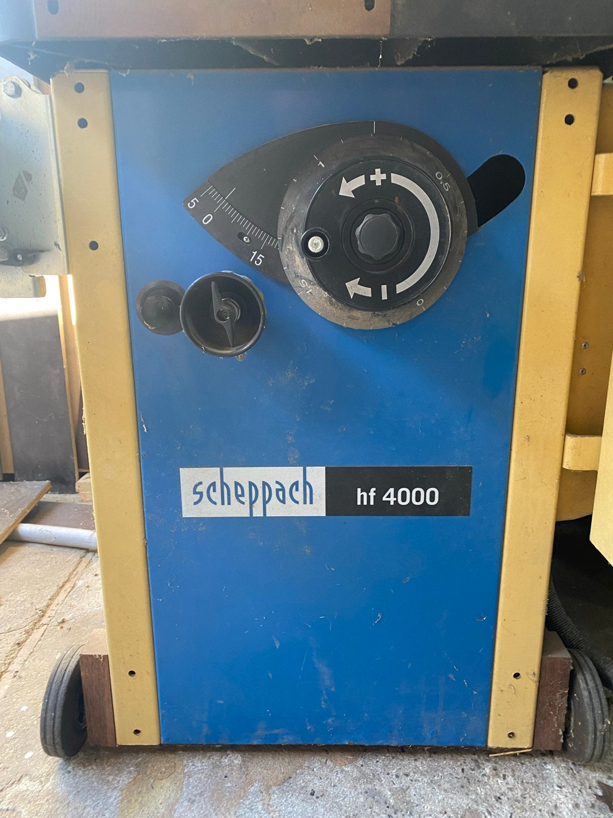 Scheppach HF 4000 stationaire freesmachine 400v, Doe-het-zelf en Verbouw, Ophalen, Gebruikt, Elektrisch, Overige soorten