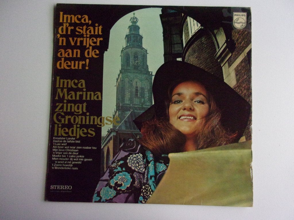LP: IMCA MARINA  (ZINGT GRONINGSE LIEDJES), Ophalen of Verzenden, Zo goed als nieuw, 12 inch, Levenslied of Smartlap