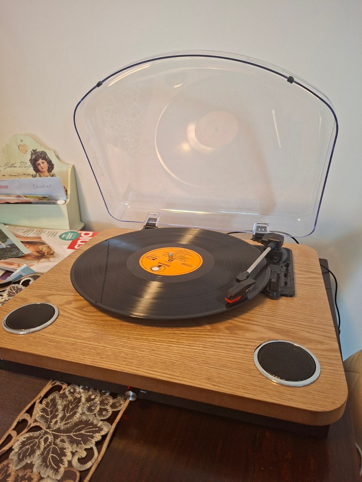 Denver VPL-210 Vintage Vinyl Platenspeler, Ophalen, Zo goed als nieuw
