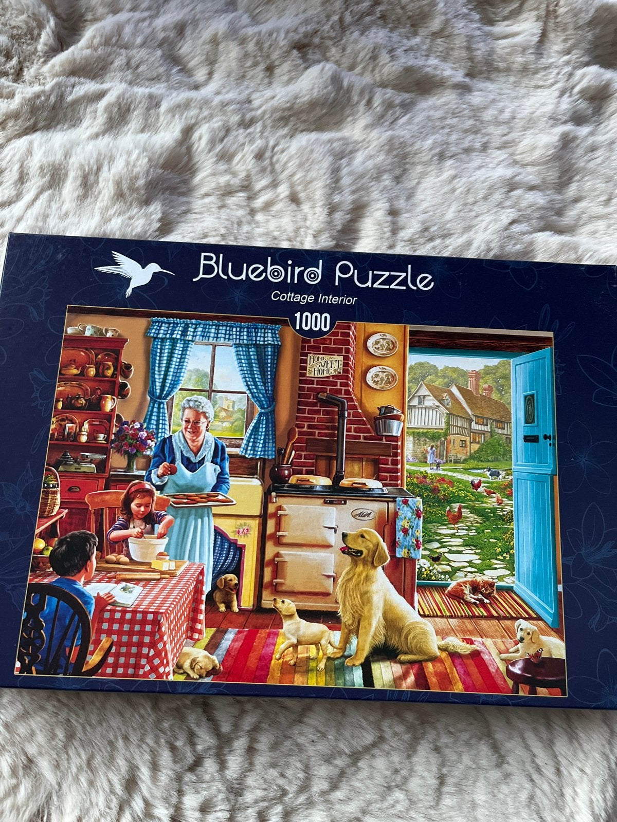 Bluebird Legpuzzel Cottage Interior 1000 stukjes, Ophalen of Verzenden, 500 t/m 1500 stukjes, Zo goed als nieuw, Legpuzzel