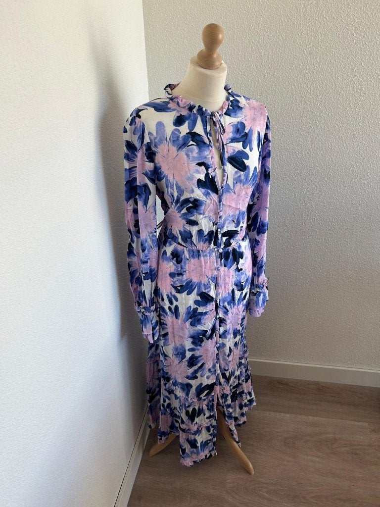 Fabienne Chapot maat 40 Lila maxi Marigold dress 2, Maat 38/40 (M), Paars, Ophalen of Verzenden, Zo goed als nieuw