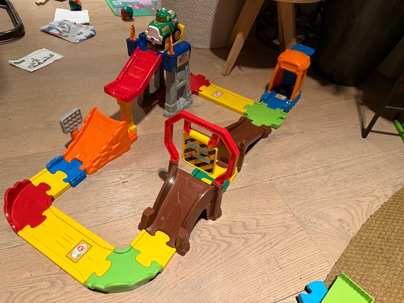 VTech Toet Toet Auto's Press & Go Stuntshow + Monstertruck, Ophalen of Verzenden, Gebruikt