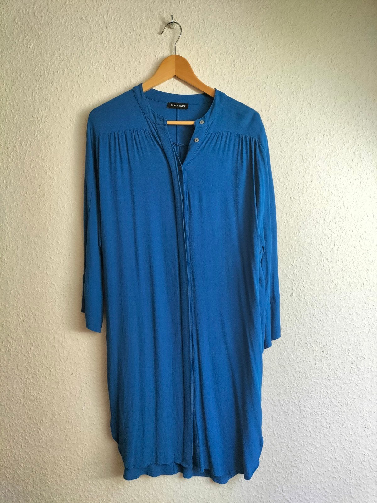 blouse blousejurk van Repeat maat 40, Blauw, Zo goed als nieuw, Boven de knie, Ophalen