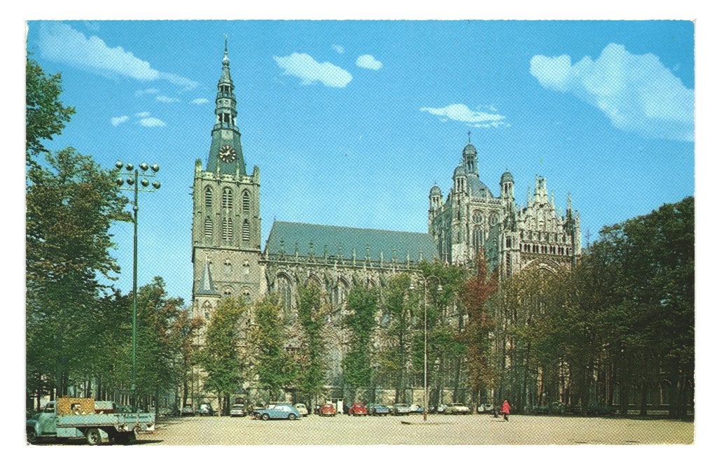 984283 s Hertogenbosch 1963 N Br st Janskathedraal gelopen