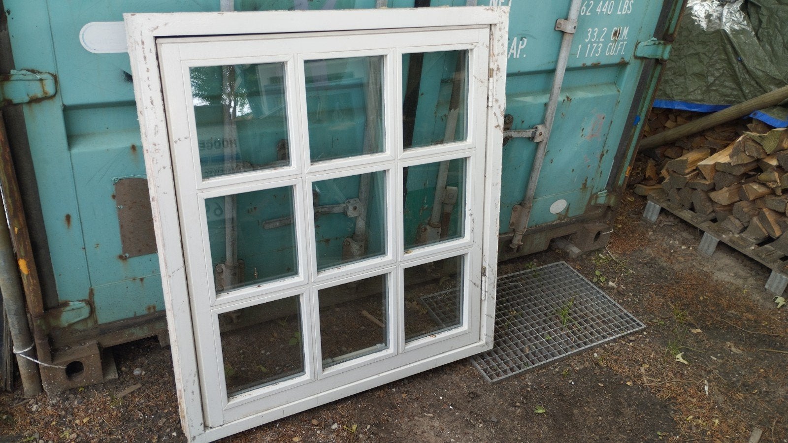 Hardhouten kozijn 1100 br 1200 mm hg, Ophalen, Multiplex