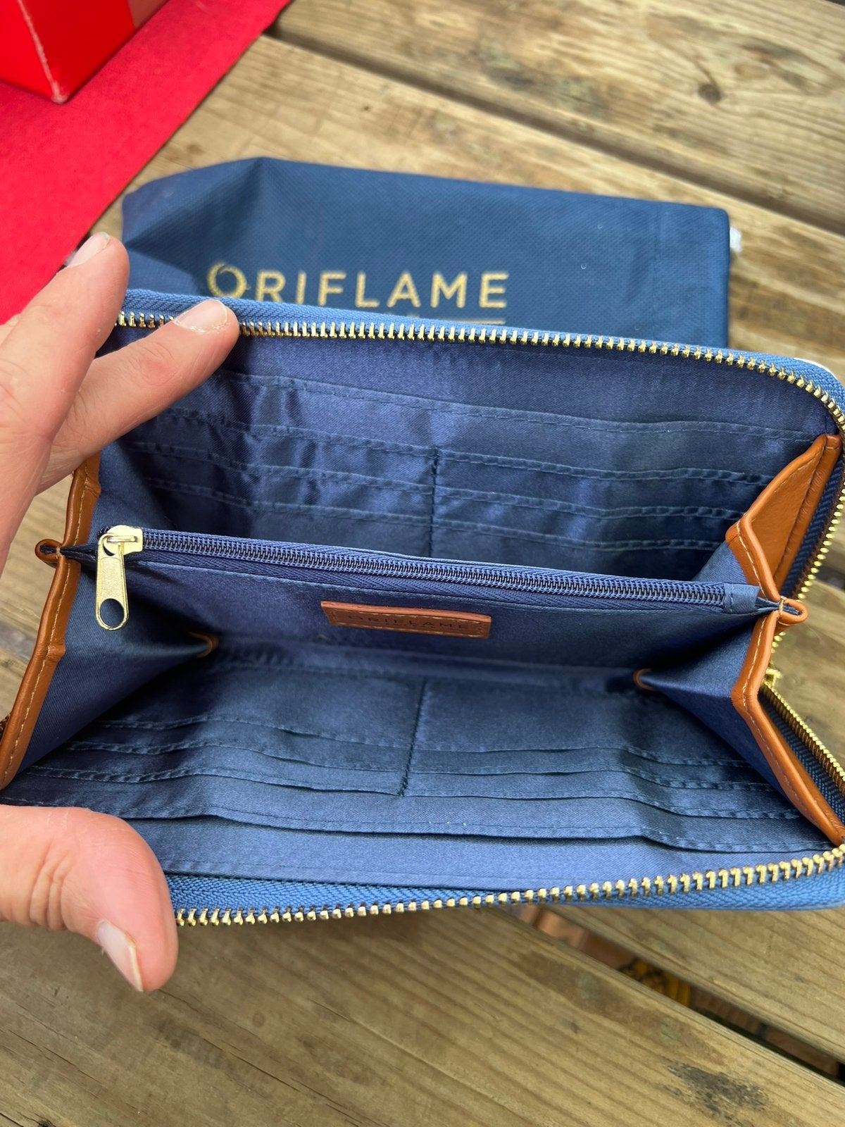 Oriflame portemonnee - Nieuw, Ophalen of Verzenden, Nieuw, Blauw, Overige merken