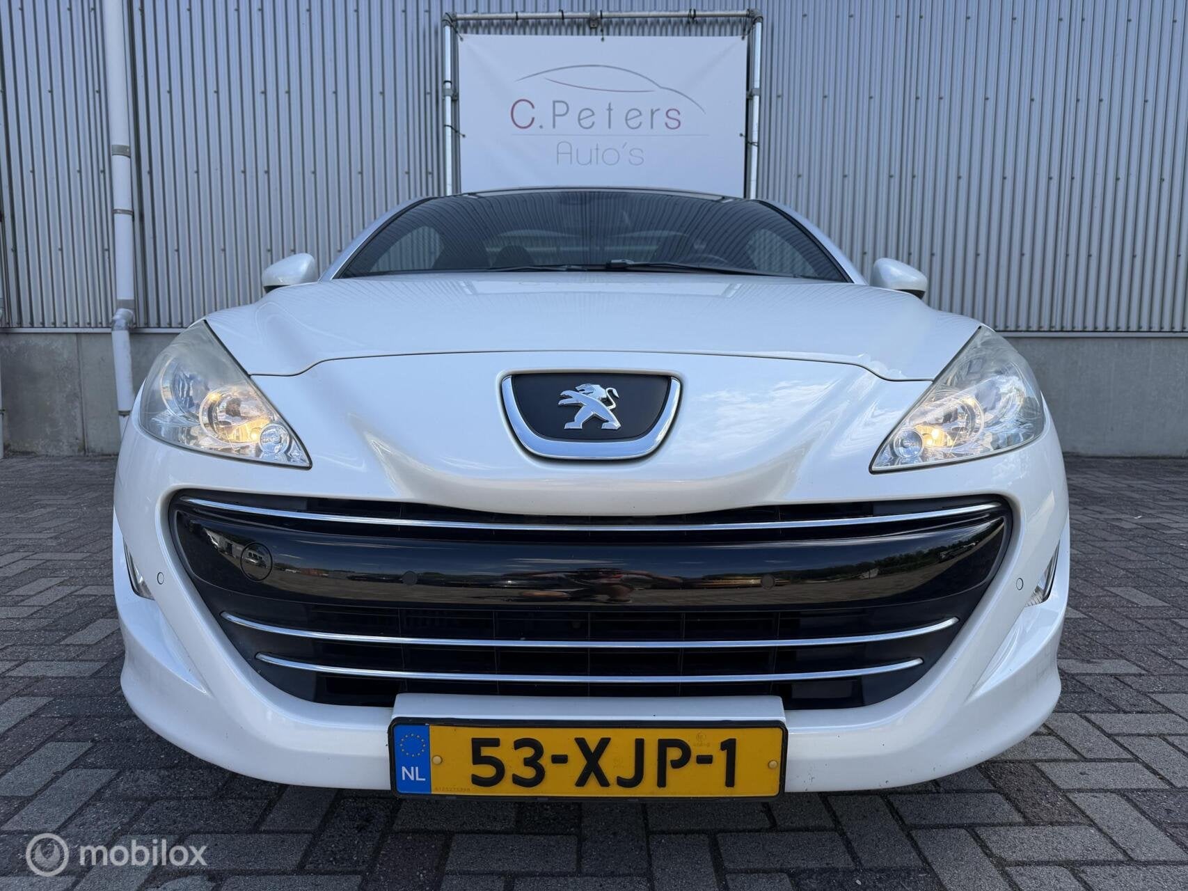 Peugeot RCZ 1.6 THP 2012 Wit Metallic / Leer / Stoelverwarmi, Auto's, Voorwielaandrijving, Euro 5, 15 km/l, Gebruikt