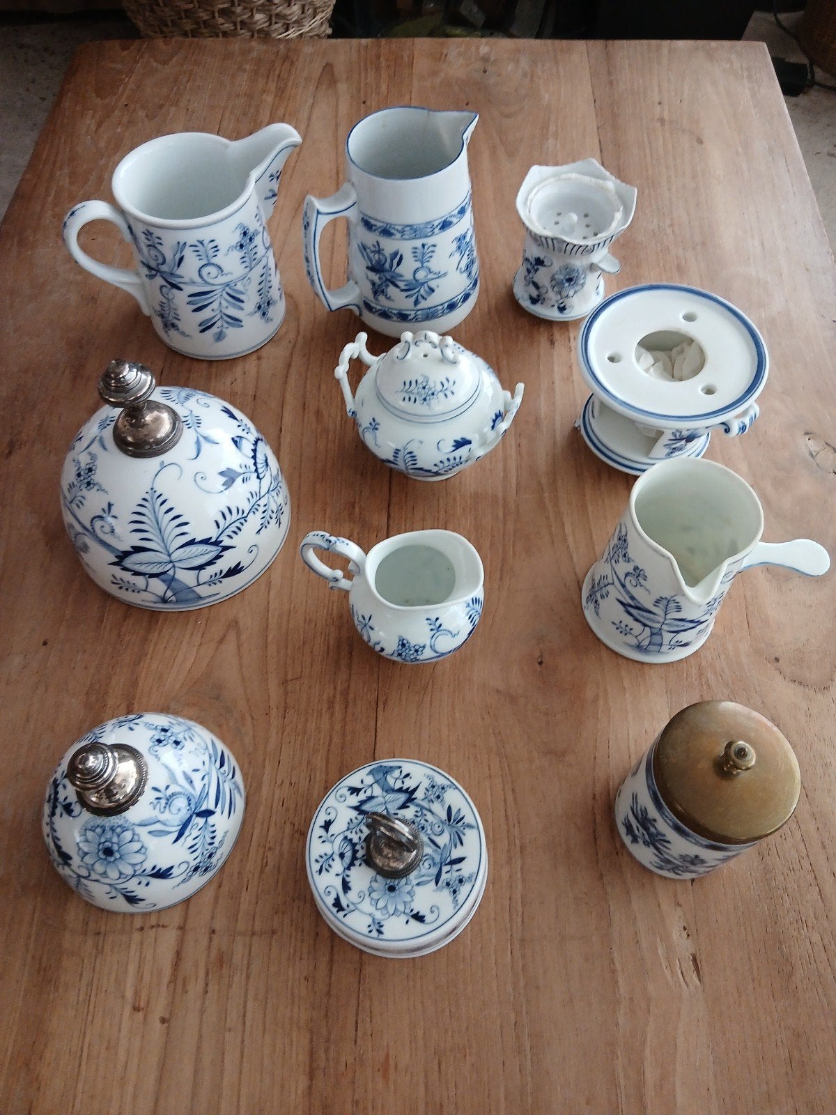 Blue onion servies, allerlei onderdelen, Ophalen, Porselein, Overige stijlen