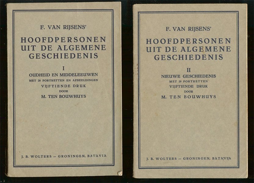 F. van Rijsens' HOOFDPERSONEN uit de algemene geschiedenis, Boeken, Ophalen of Verzenden, Gelezen