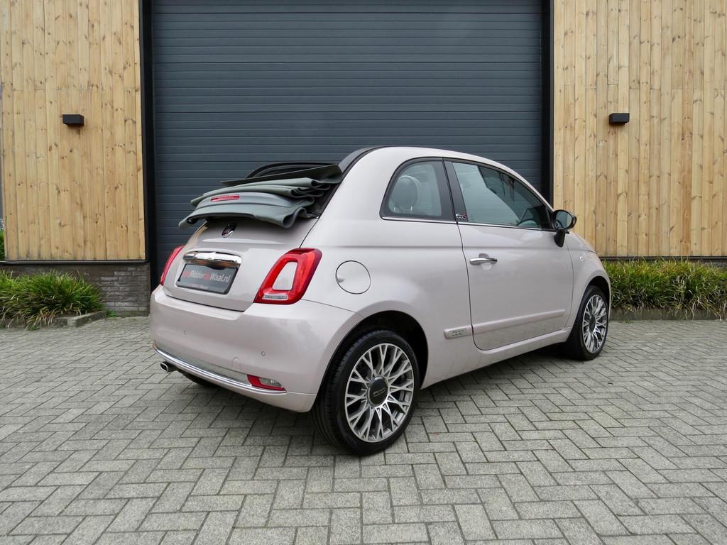 Fiat 500c 1.2 Star *Powder pink*Big navi*Cruise*Unieke kleur, Auto's, Voorwielaandrijving, Gebruikt, Cabriolet, 4 stoelen