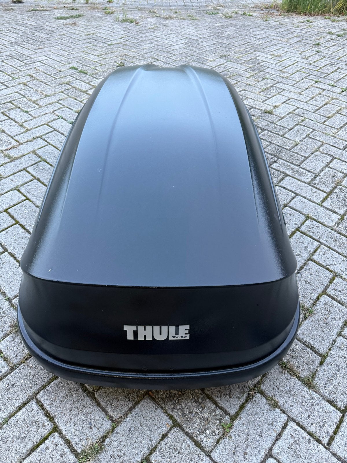 Thule pacific 200 Dakkoffer met Dakdragers - Mat zwart, Auto diversen, Ophalen of Verzenden, Gebruikt