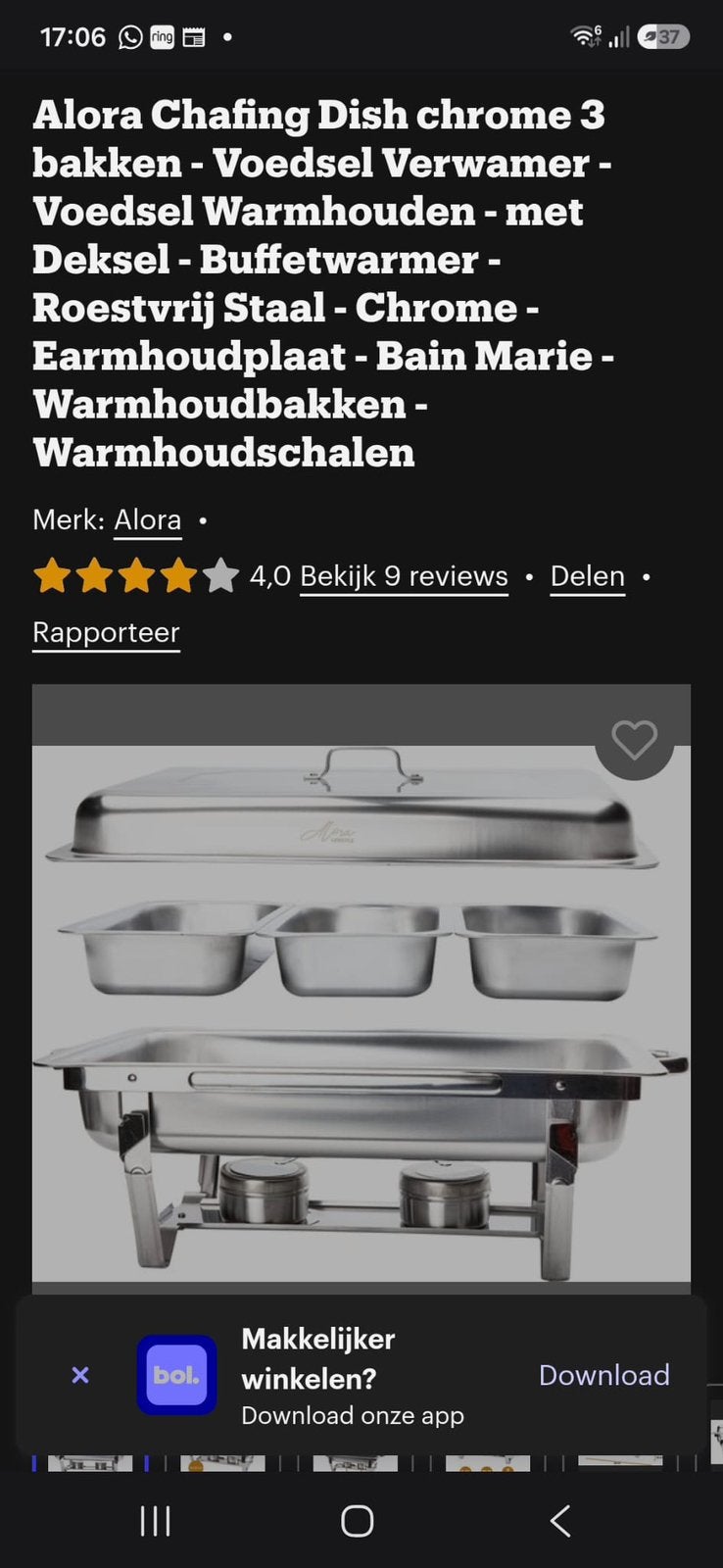 Warmhoud set, Ophalen of Verzenden, Zo goed als nieuw