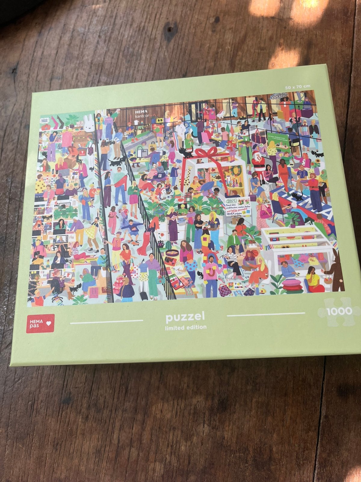Hema puzzel, Ophalen of Verzenden, 500 t/m 1500 stukjes, Zo goed als nieuw