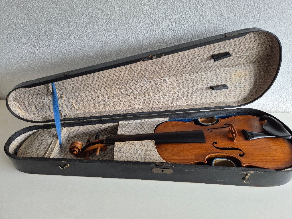 Viool Antiek,  Aubert Mirecourt, Muziek en Instrumenten, Strijkinstrumenten | Violen en Altviolen, Gebruikt, Viool, Ophalen of Verzenden