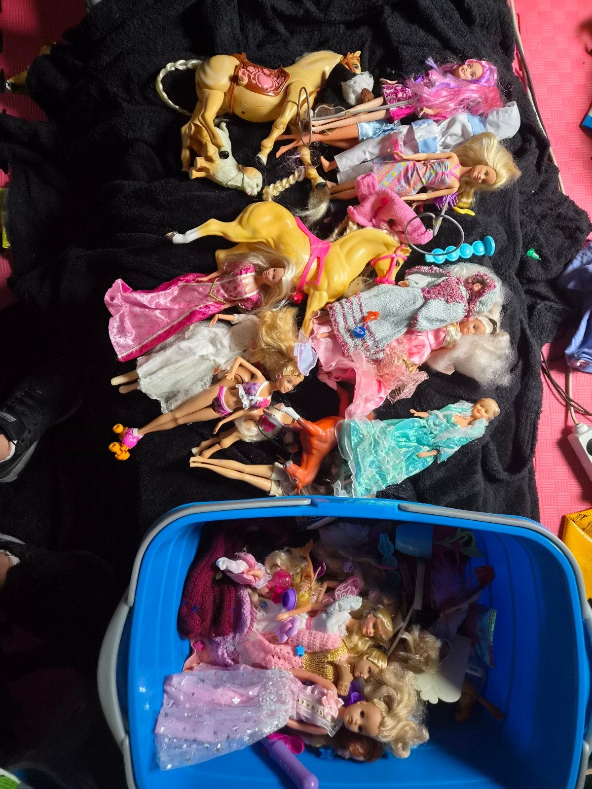 Grote partij Barbie poppen en accessoires, Ophalen of Verzenden, Gebruikt, Barbie
