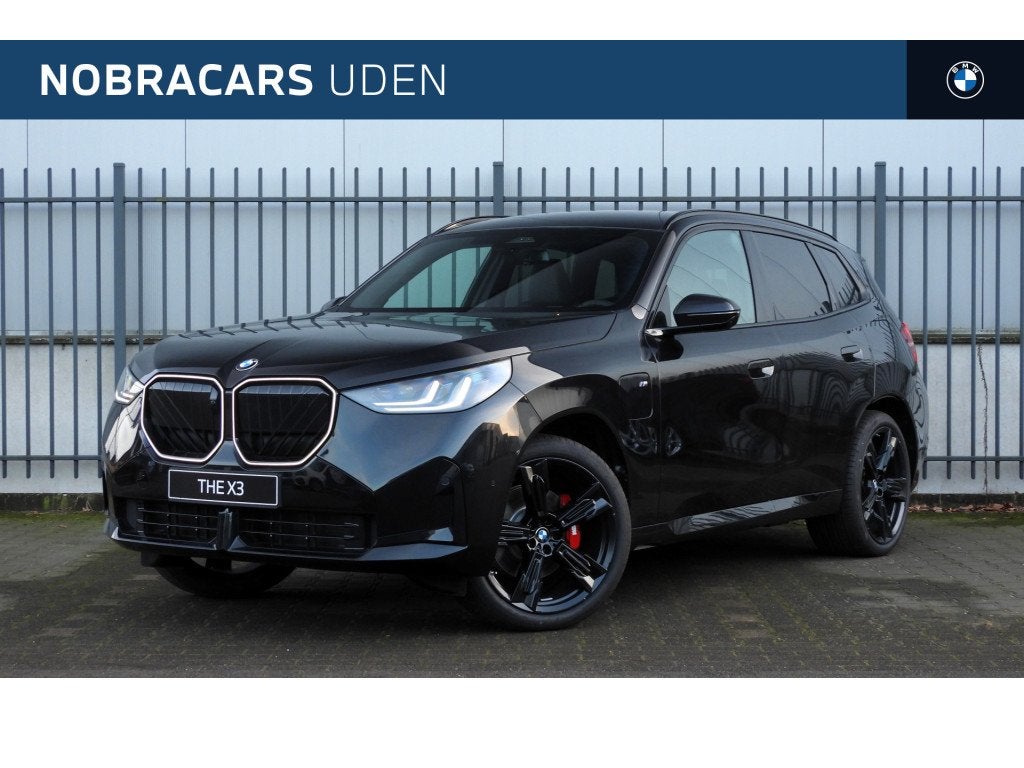 BMW X3 30e xDrive M Sport Automaat / Panoramadak / Sportstoe, Auto's, Automaat, Zwart, 4 cilinders, Zwart