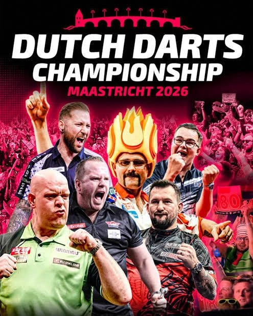 Dutch Darts Championship 2026 Zondag 19:00, Tickets en Kaartjes, Twee personen